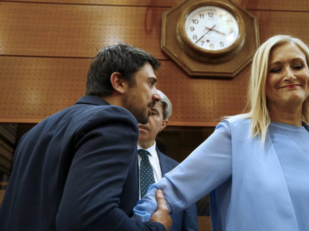 Espinar y Cifuentes en una foto de archivo.