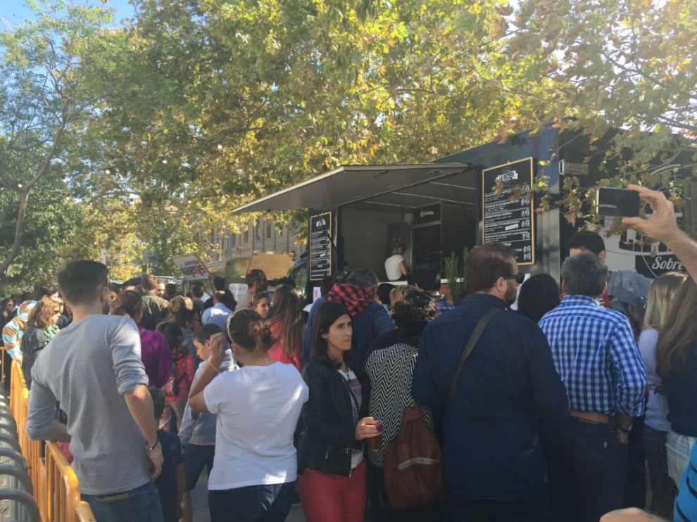 Una imagen del festival de food trucks de 2016.