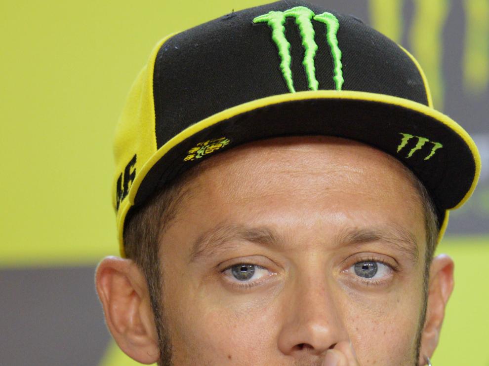 ValentinoRossi, muy triste ayer en Brno.