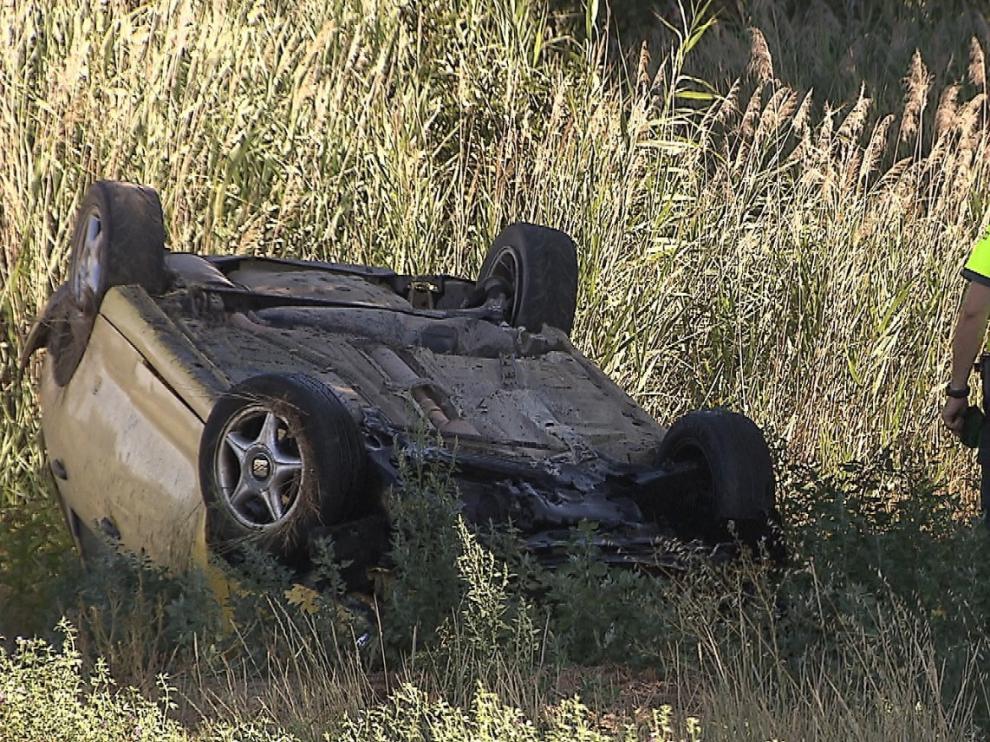 Imagen del accidente en Burbáguena