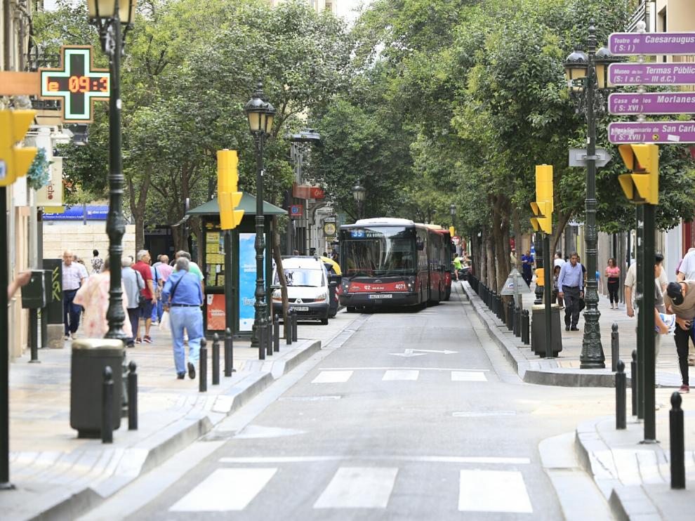 La calle de Don Jaime, en pleno Casco Histórico.