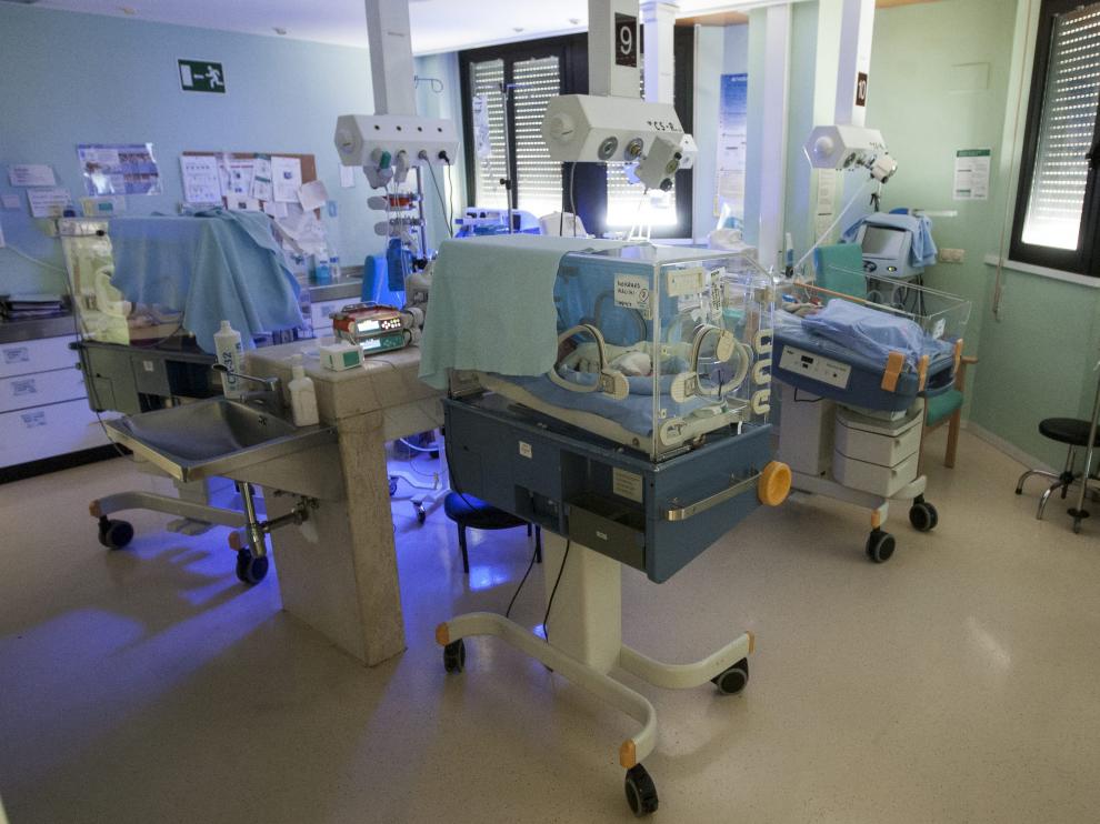 Imagen de archivo de las incubadoras del Servicio de Neonatología del Hospital Clínico.