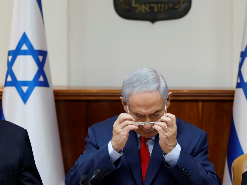 Imagen de archivo del primer ministro israelí, Benjamin Netanyahu.