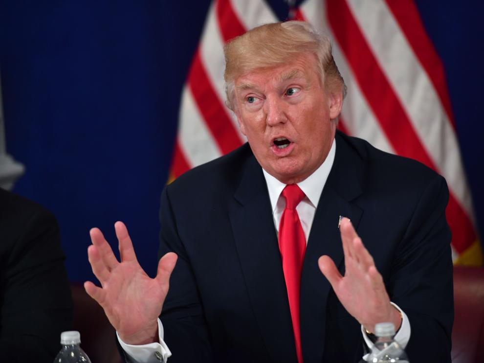 El presidente de EE. UU., Donald Trump.