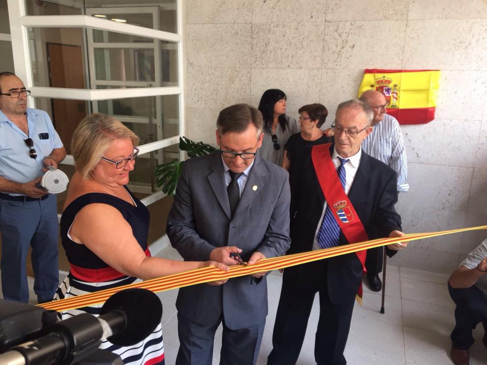Joaquín Juste, vicepresidente de la DPT, ha inaugurado el centro.