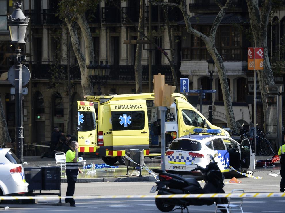 Atropello masivo en las Ramblas de Barcelona