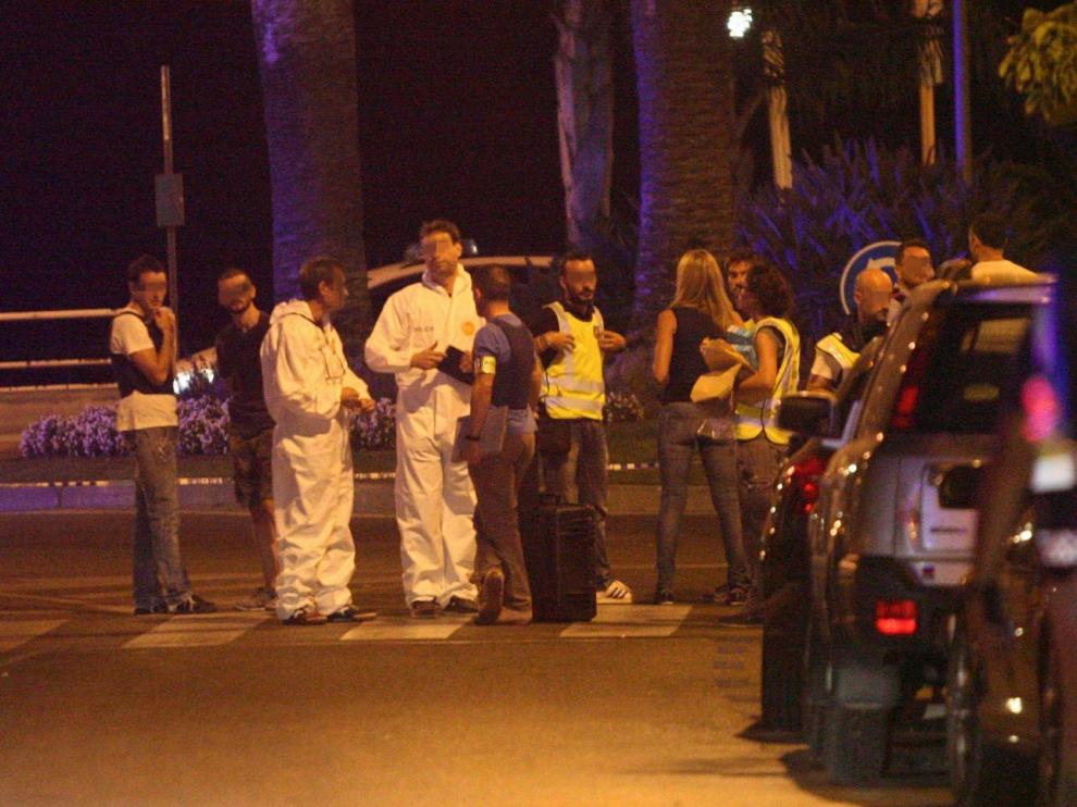 Tedax de los Mossos d'Esquadra comprobaron que los explosivos de los terroristas eran falsos.