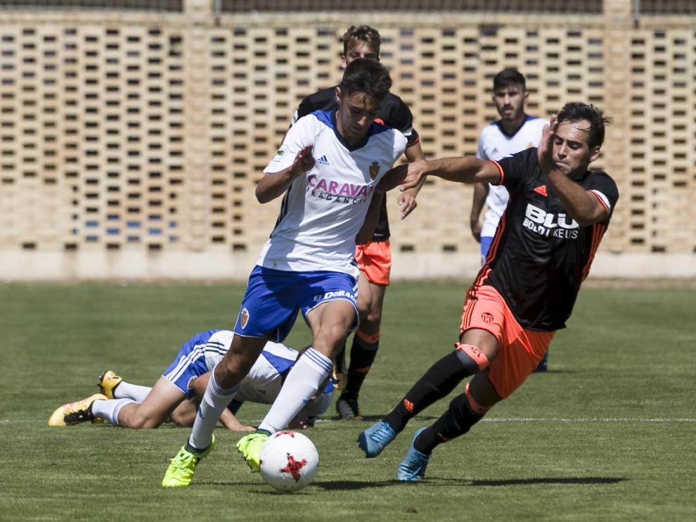 El filial zaragocista perdió ante el Valencia Mestalla en la primera jornada liguera.