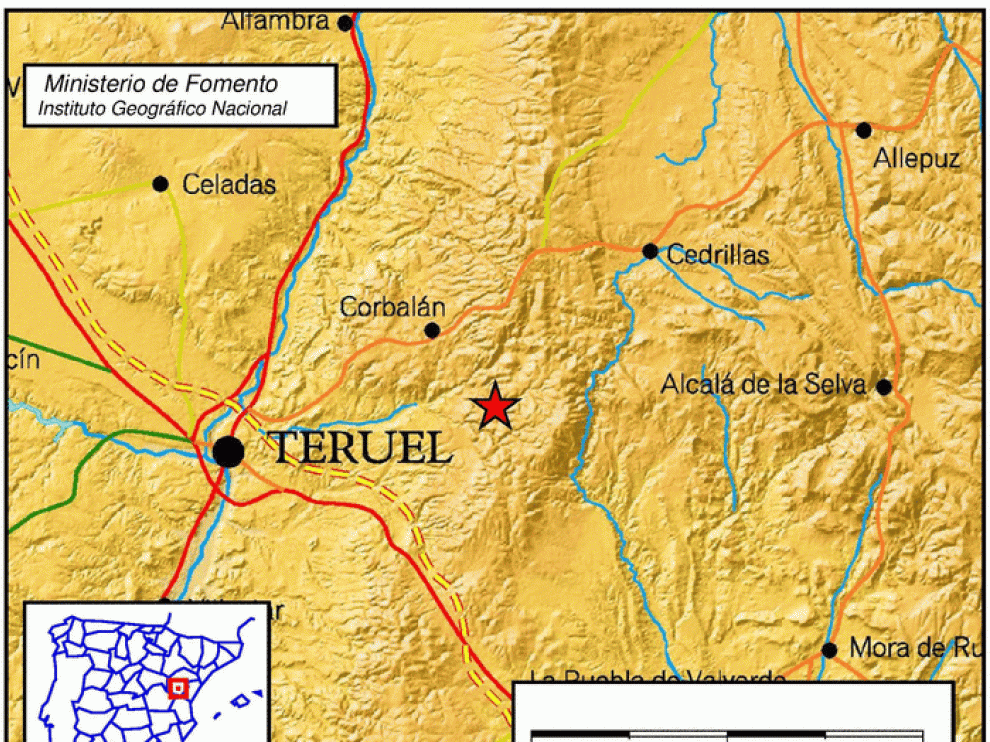 El seísmo se ha notado en tanto en el propio municipio como en la capital turolense.