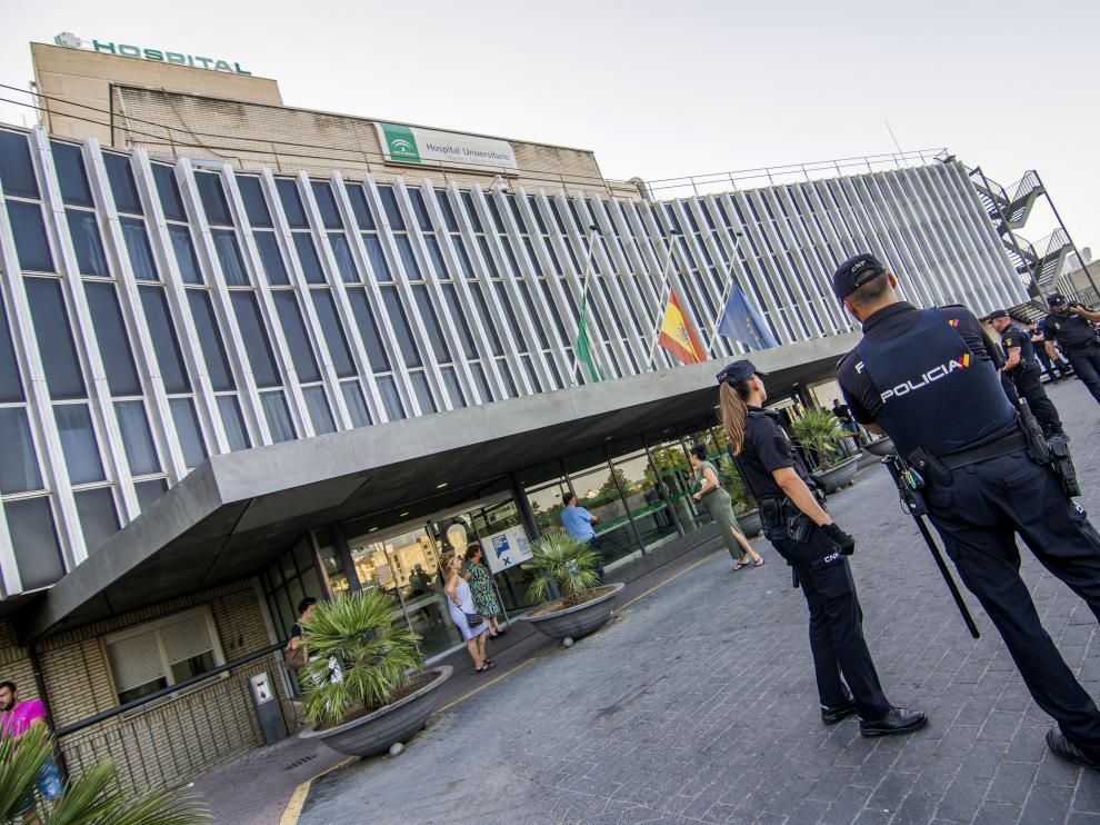 Fachada del hospital donde ocurrió el accidente.
