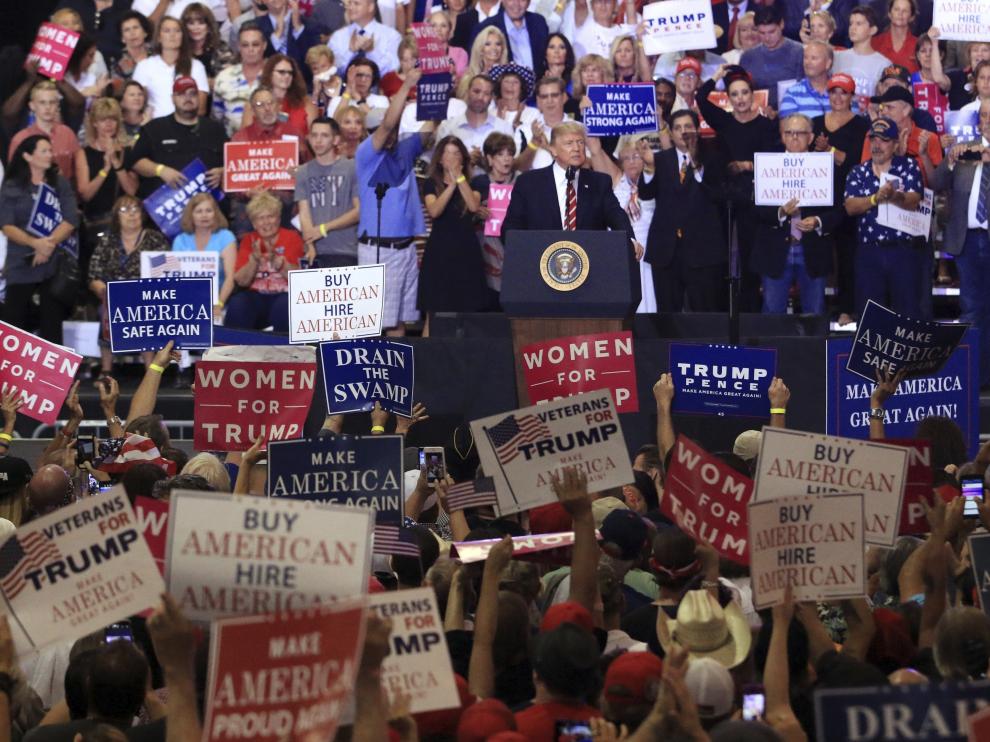 Discurso de Trump ante sus seguidores