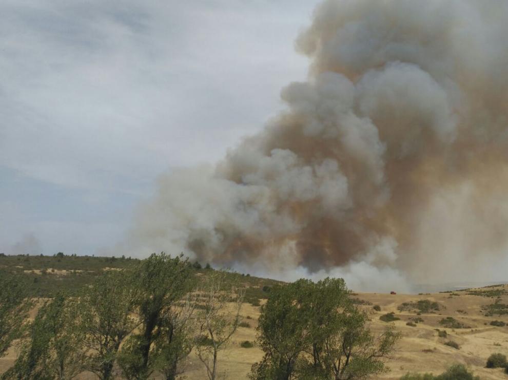 El incendio en Bronchales, ya está extinguido.