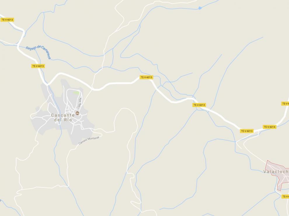 Los hechos han ocurrido en la carretera TEV-6013 entre Cascante del Río y Valacloche
