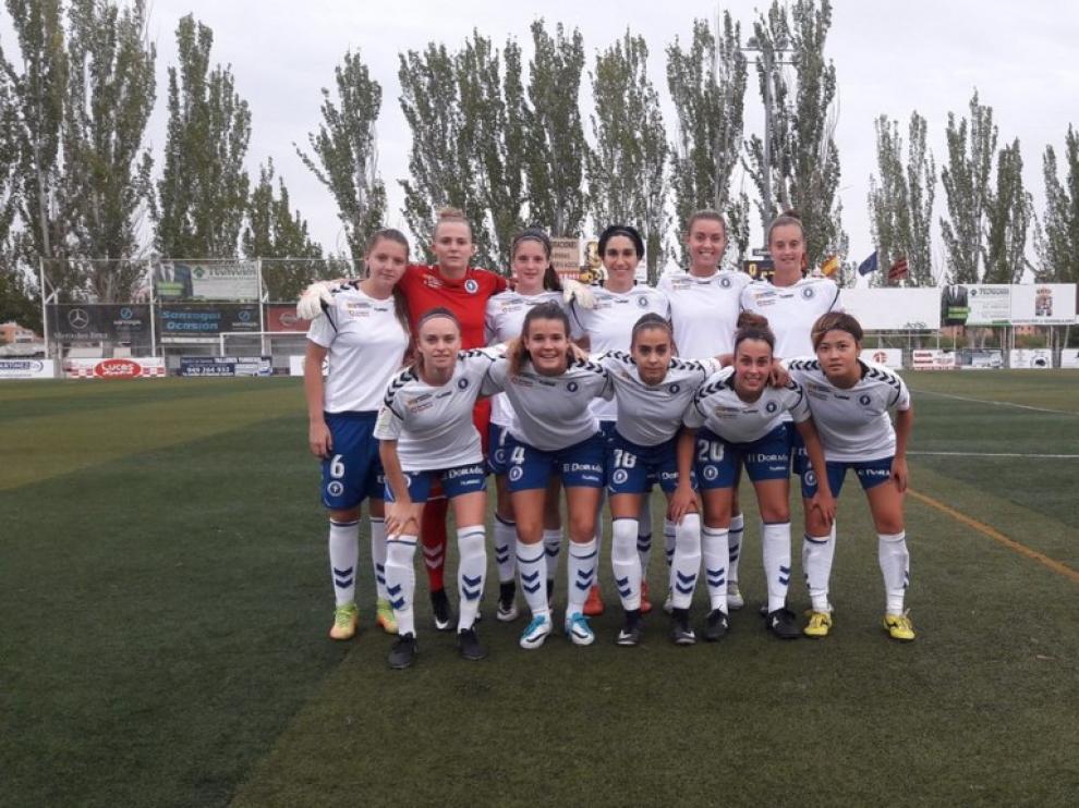 Imagen de archivo de la plantilla del Zaragoza Femenino