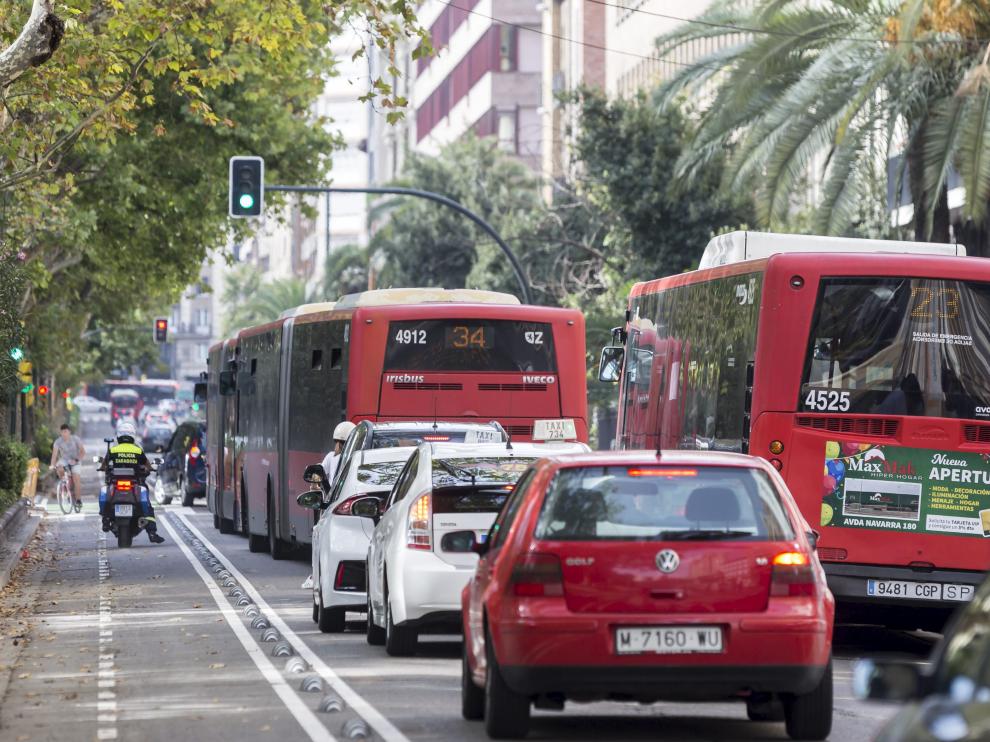 Ya se ha abierto al tráfico el carril bici de Sagasta