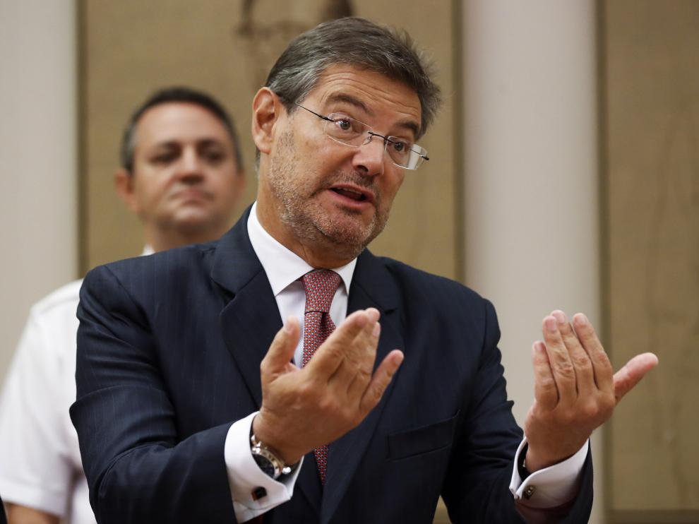 El ministro de Justicia, Rafael Catalá, lo ha revelado durante su comparecencia en la Comisión de Justicia del Congreso.