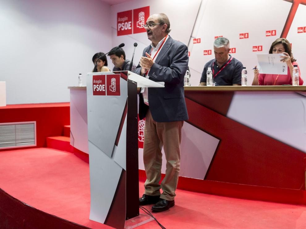 Comité regional del PSOE aragonés celebrado en Zaragoza