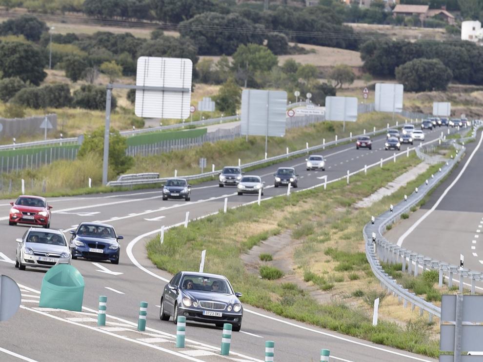 El tráfico fue fluido en Monrepós durante toda la tarde y no hubo incidencias destacables.