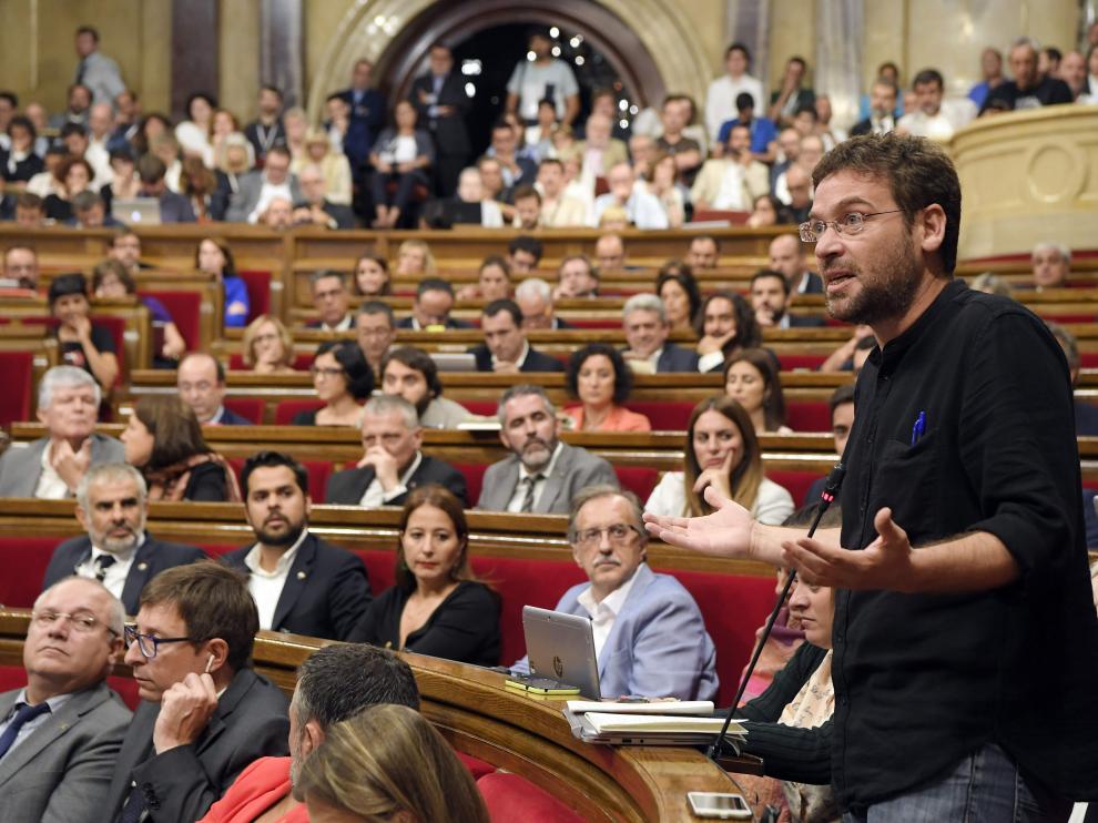 Pleno en el Parlamento de Cataluña