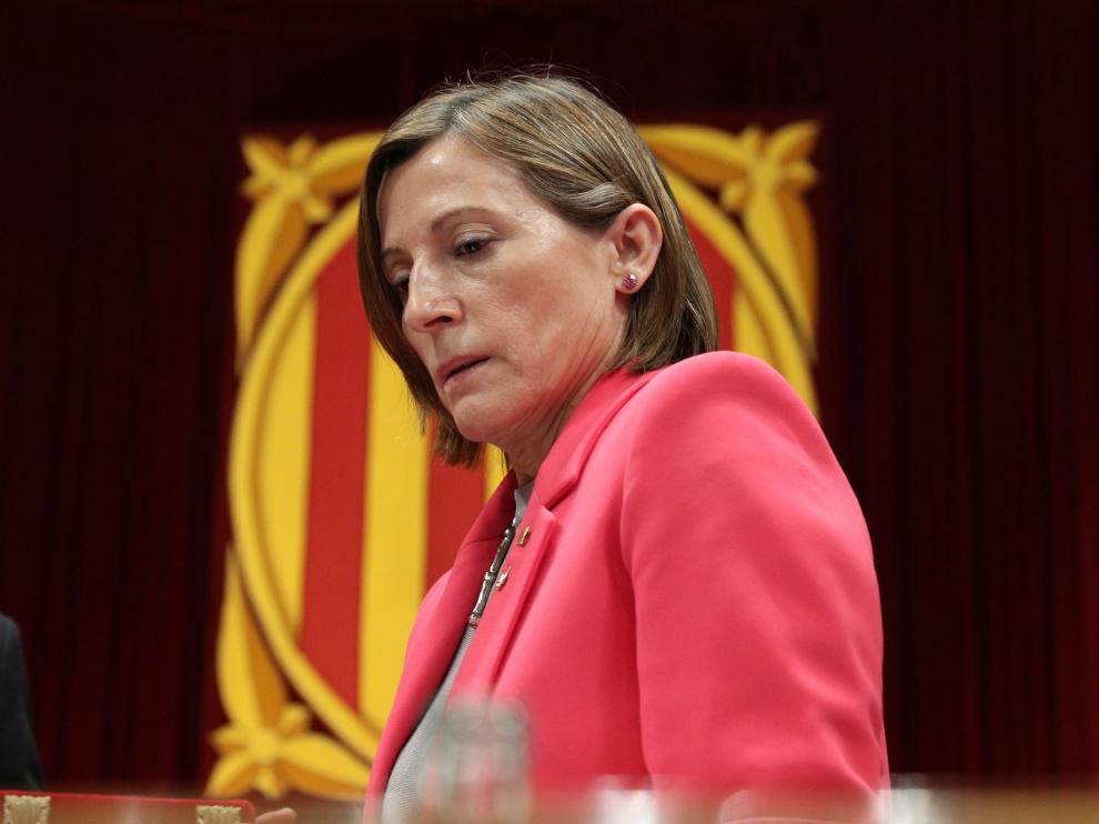 La presidenta del Parlament de Cataluña, Carme Forcadell.
