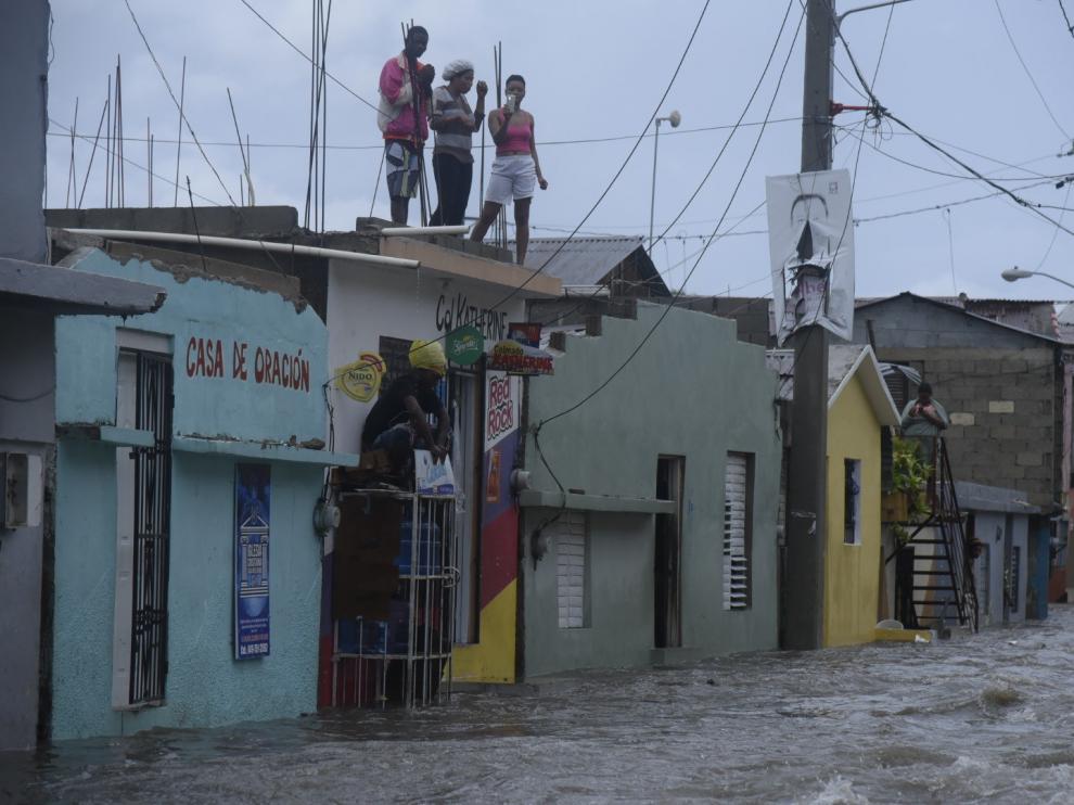 Irma causa inundaciones en República Dominicana