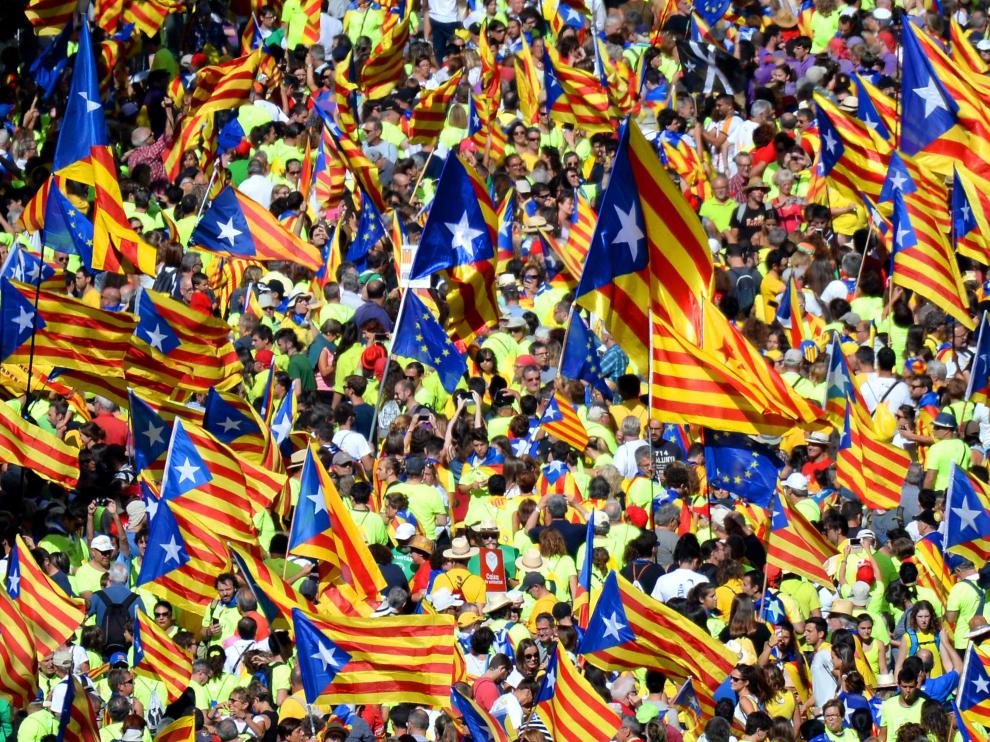 Foto de archivo de la Diada de Cataluña