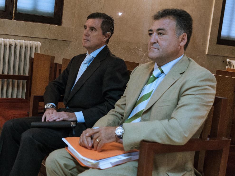 El que fuera director general de Deportes, José Luis 'Pepote' Ballester, y el expresidente del Gobierno balear, Jaume Matas.