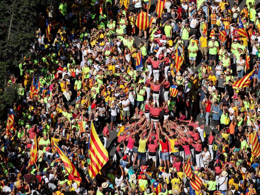 Diada en Barcelona.