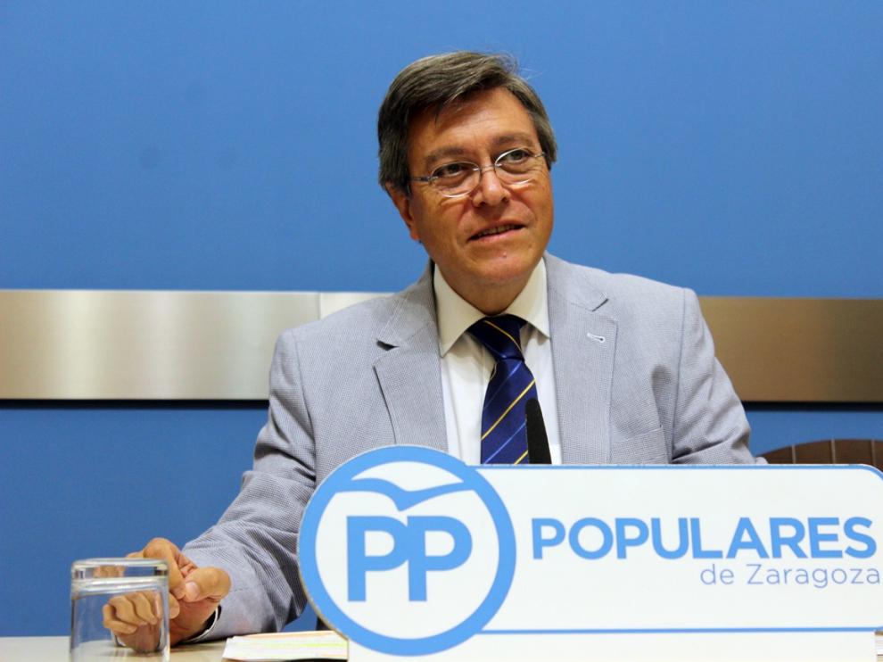José Ignacio Senao, concejal popular en el Ayuntamiento de Zaragoza.