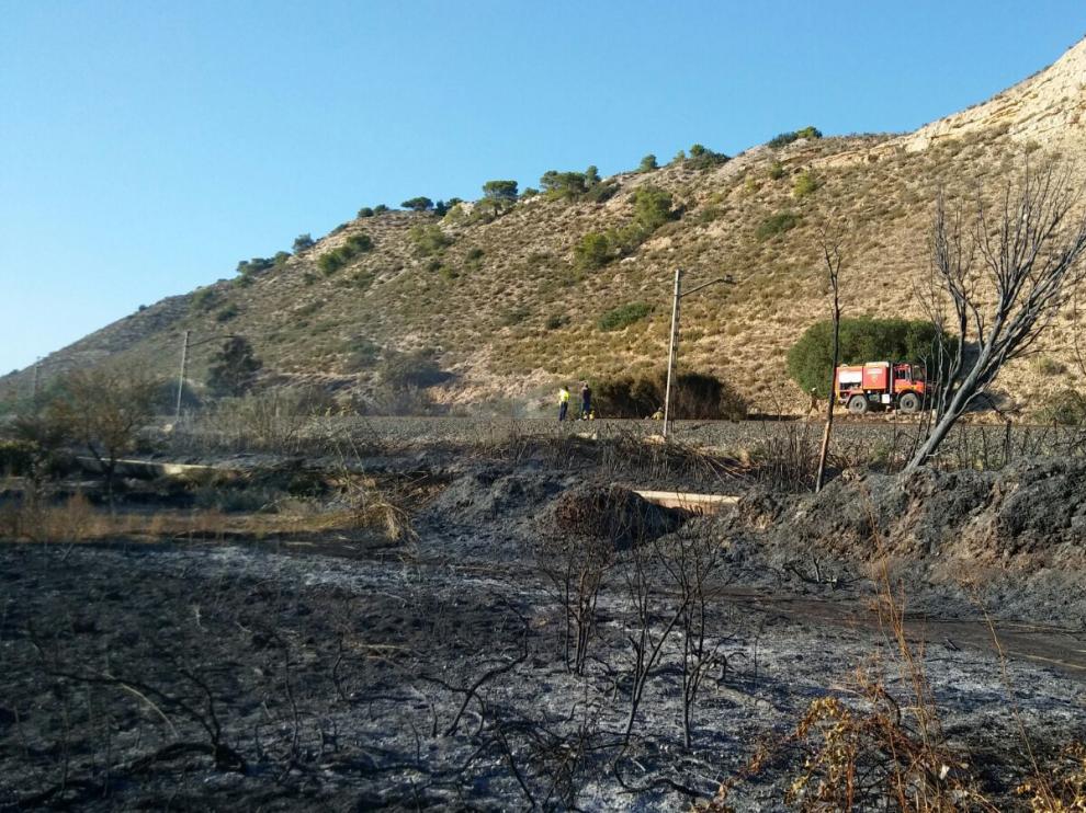 Lugar donde se ha originado el incendio.