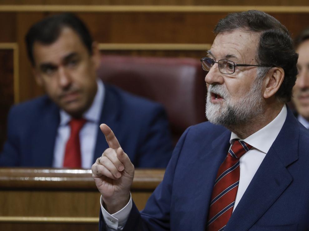Rajoy, este miércoles, en el Congreso de los diputados