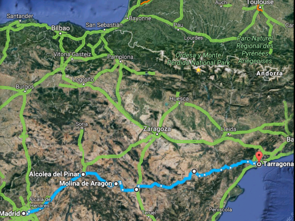 Teruel, Tarragona y Guadalajara piden una autovía que los conecte con Madrid