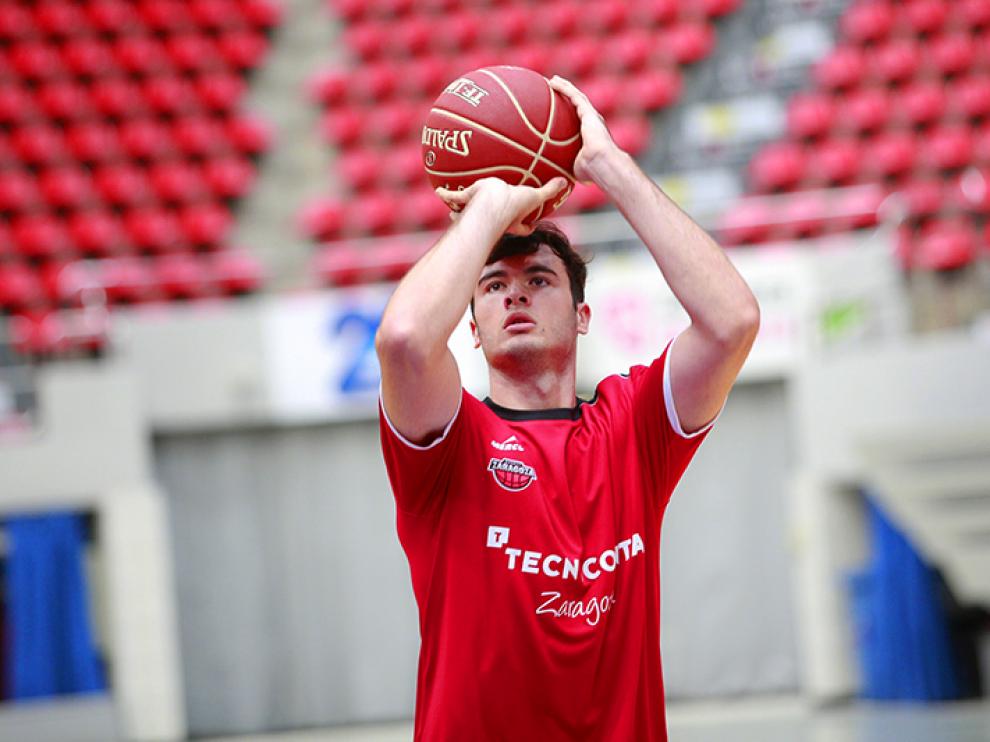 Mendikote, durante un entrenamiento.