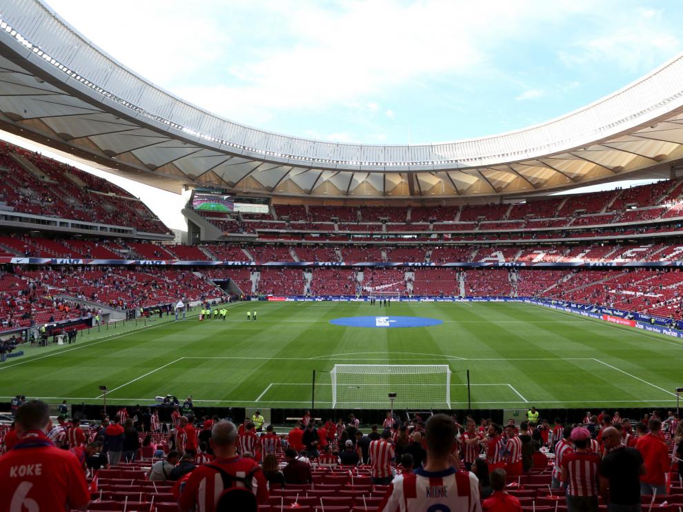 El estadio del Atlético de Madrid, el Wanda Metropolitano