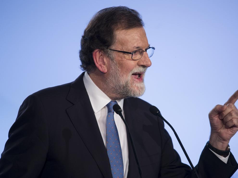 Rajoy ha participado este sábado en un acto en Santiago de Compostela.