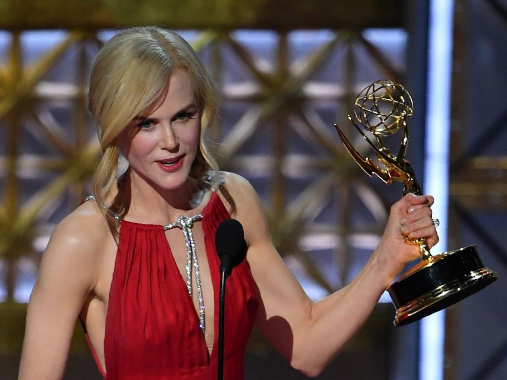 Nicole Kidman, ganadora del Emmy a la mejor actriz protagonista en una miniserie o tv movie.