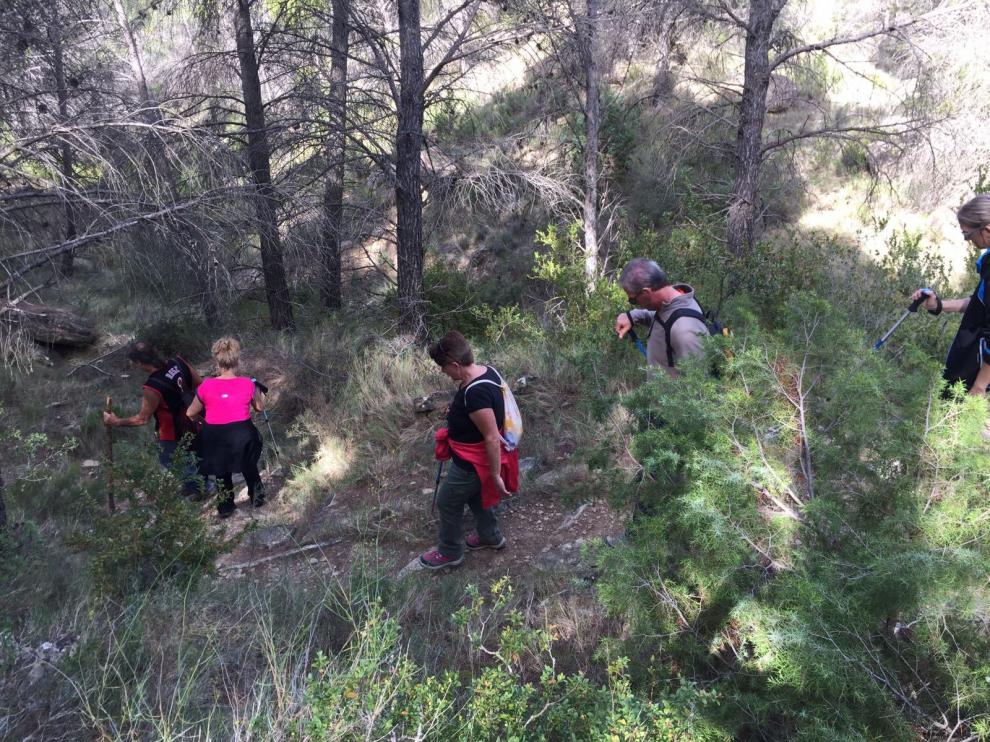 La excursión de Castiliscar a la Piedra de la Bailadera se celebró el 17 de septiembre con muy buen tiempo.