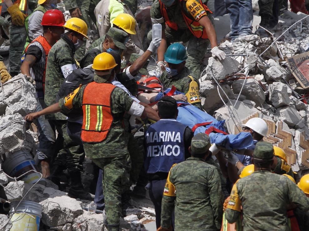 Las tareas de búsqueda y rescate continúan.