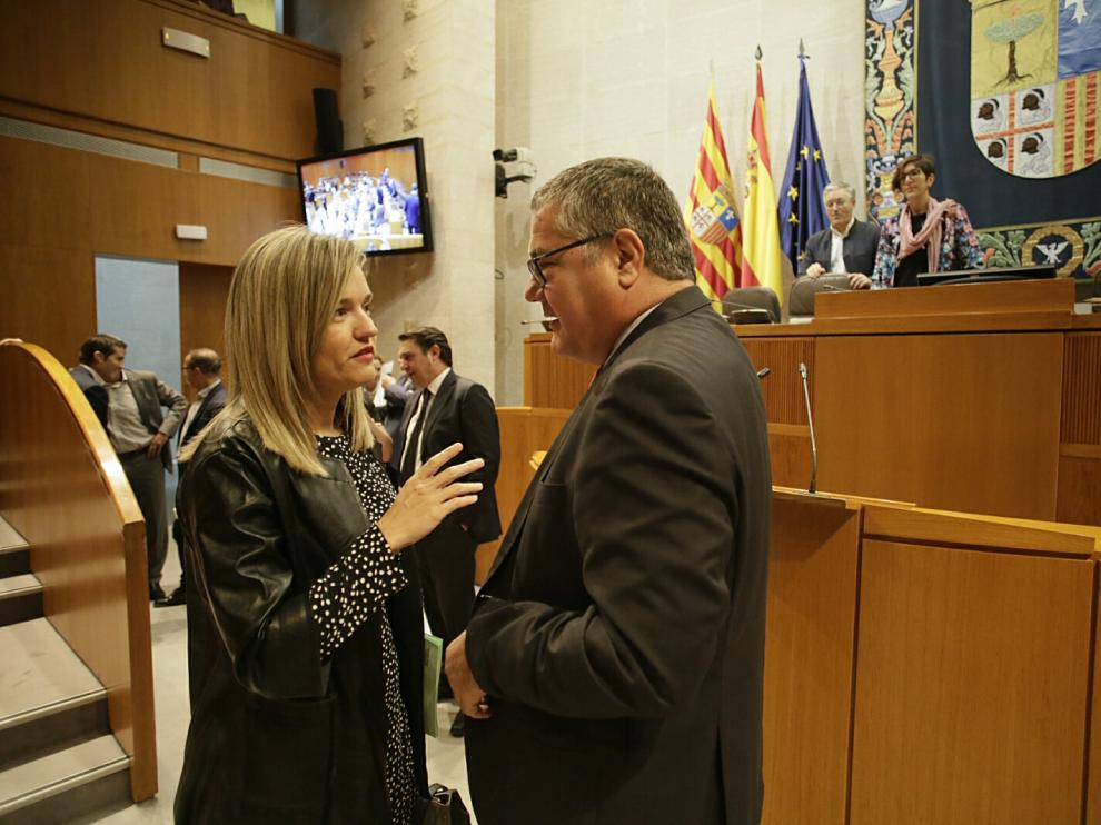 Un Pleno de las Cortes de Aragón