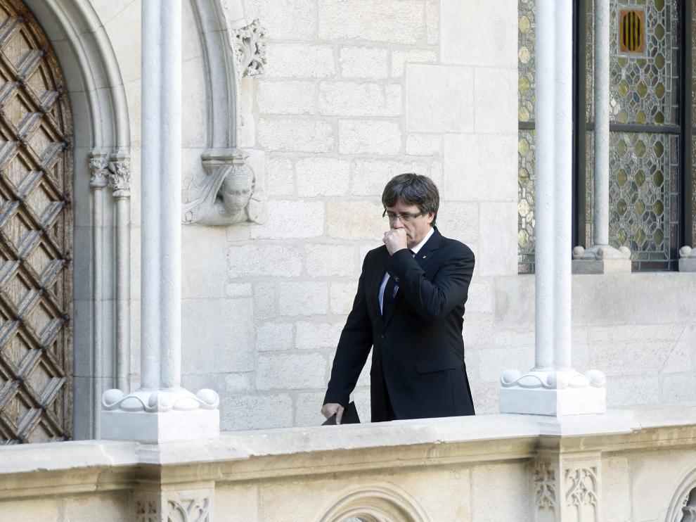 El presidente catalán Carles Puigdemont