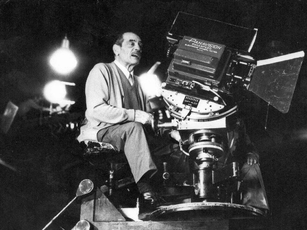 El director de cine calandino, en acción