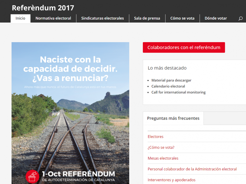 Imagen de la página web.
