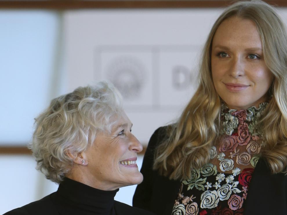 Glenn Close, junto a su hija en San Sebastián