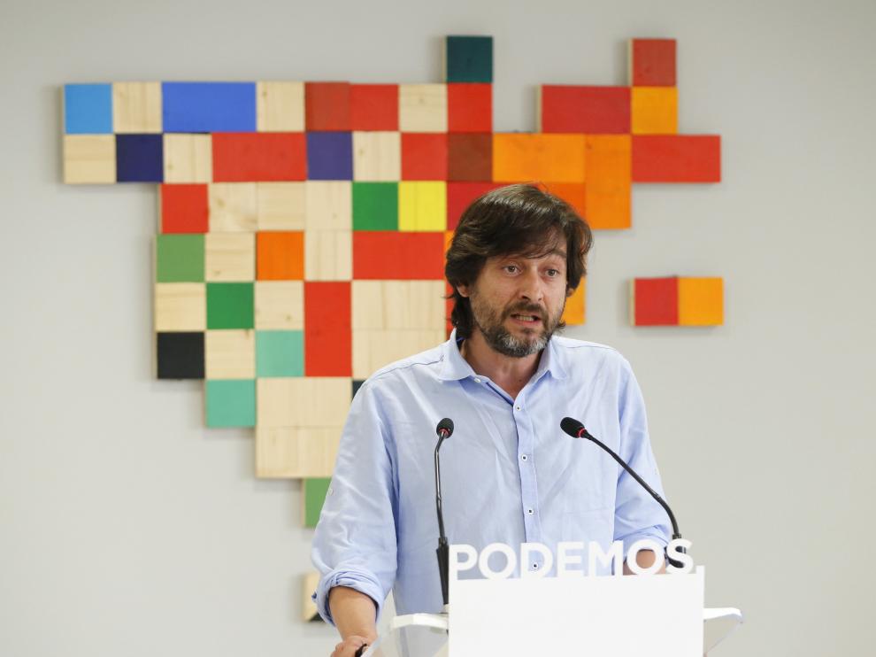 Rafa Mayoral durante la rueda de prensa.