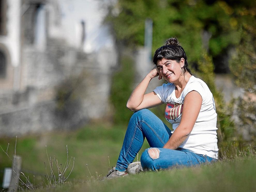 Pilar López, feliz por trabajar y vivir en Ansó.