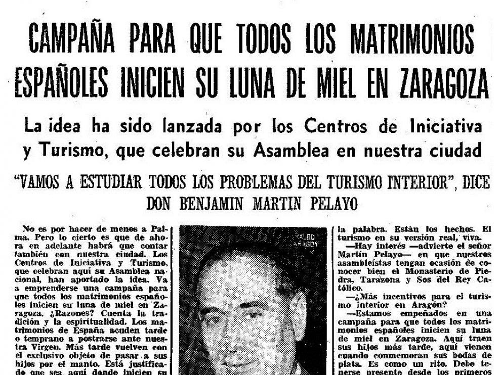 Recorte de la noticia publicada en HERALDO hace hoy 50 años.