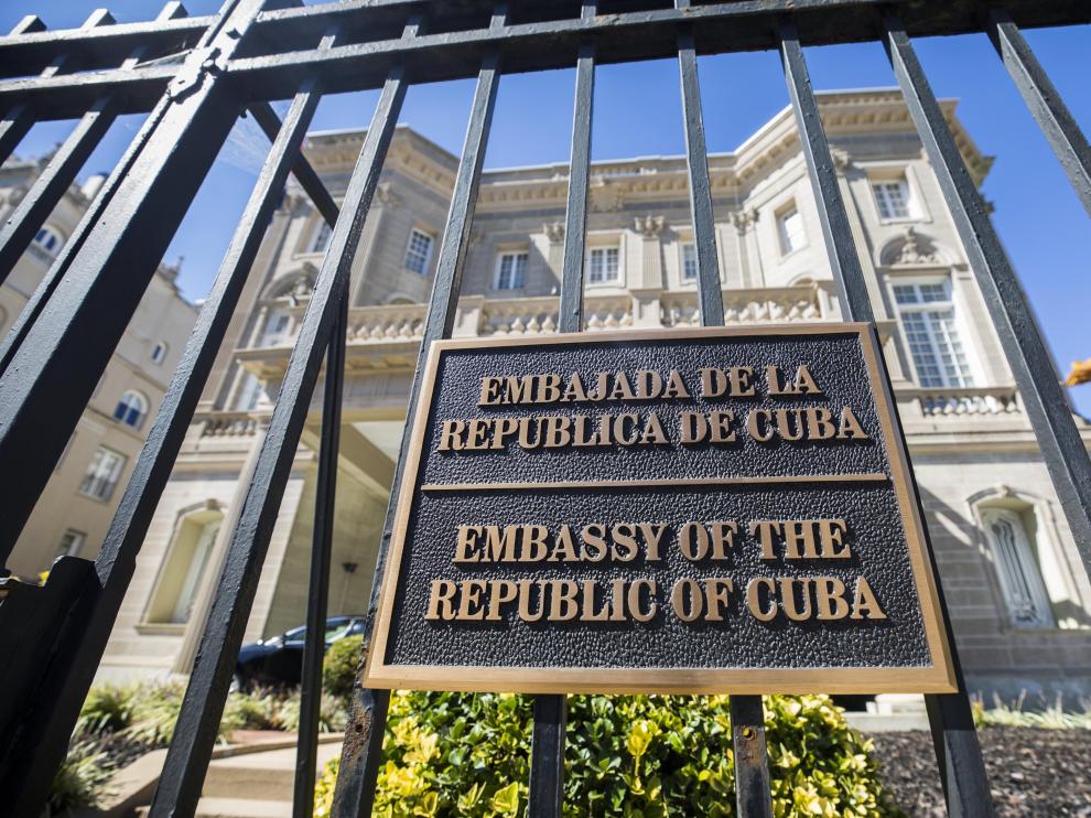 La embajada de Cuba en Washington.