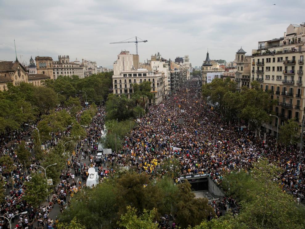 Manifestación en Barcelona