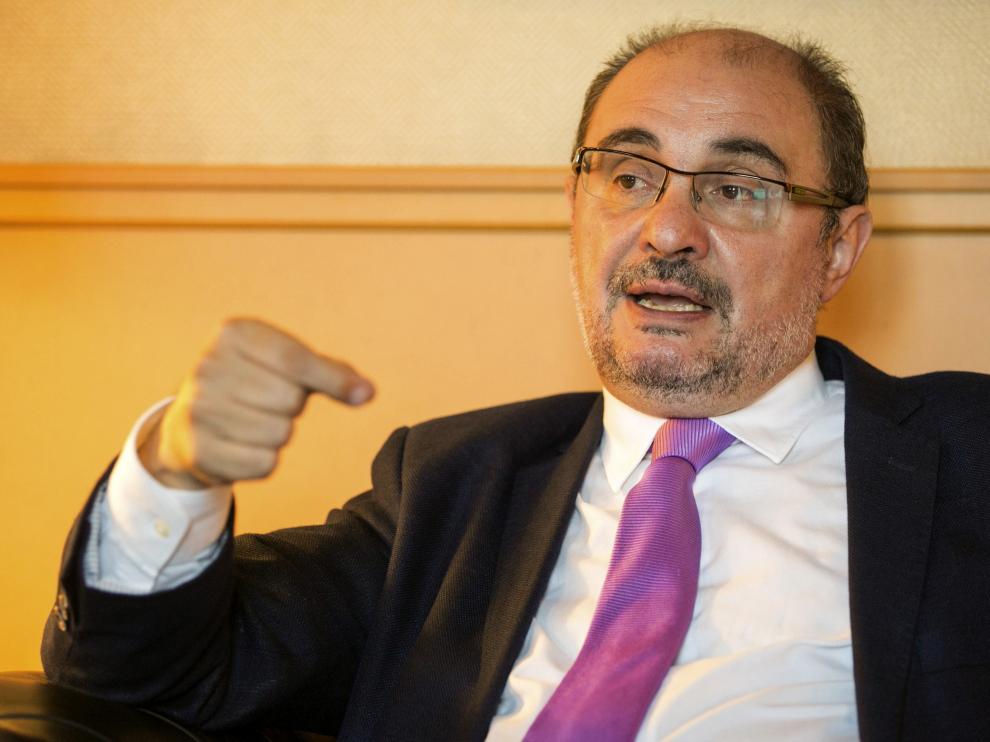 Javier Lambán, en imagen de archivo.