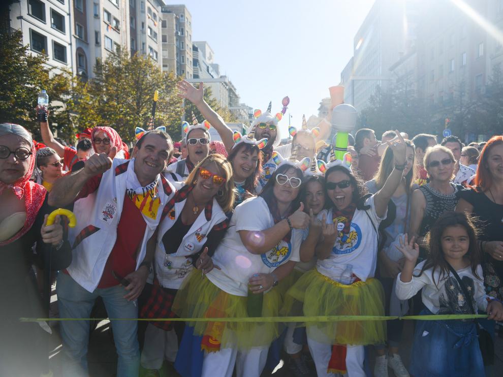 El pregón de las peñas de las pasadas fiestas del Pilar.